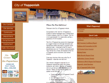 Tablet Screenshot of cityoftoppenish.us